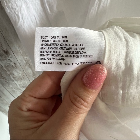 Vineyard Vines White Cotton Midi Dress New XS - Picture 4 of 4